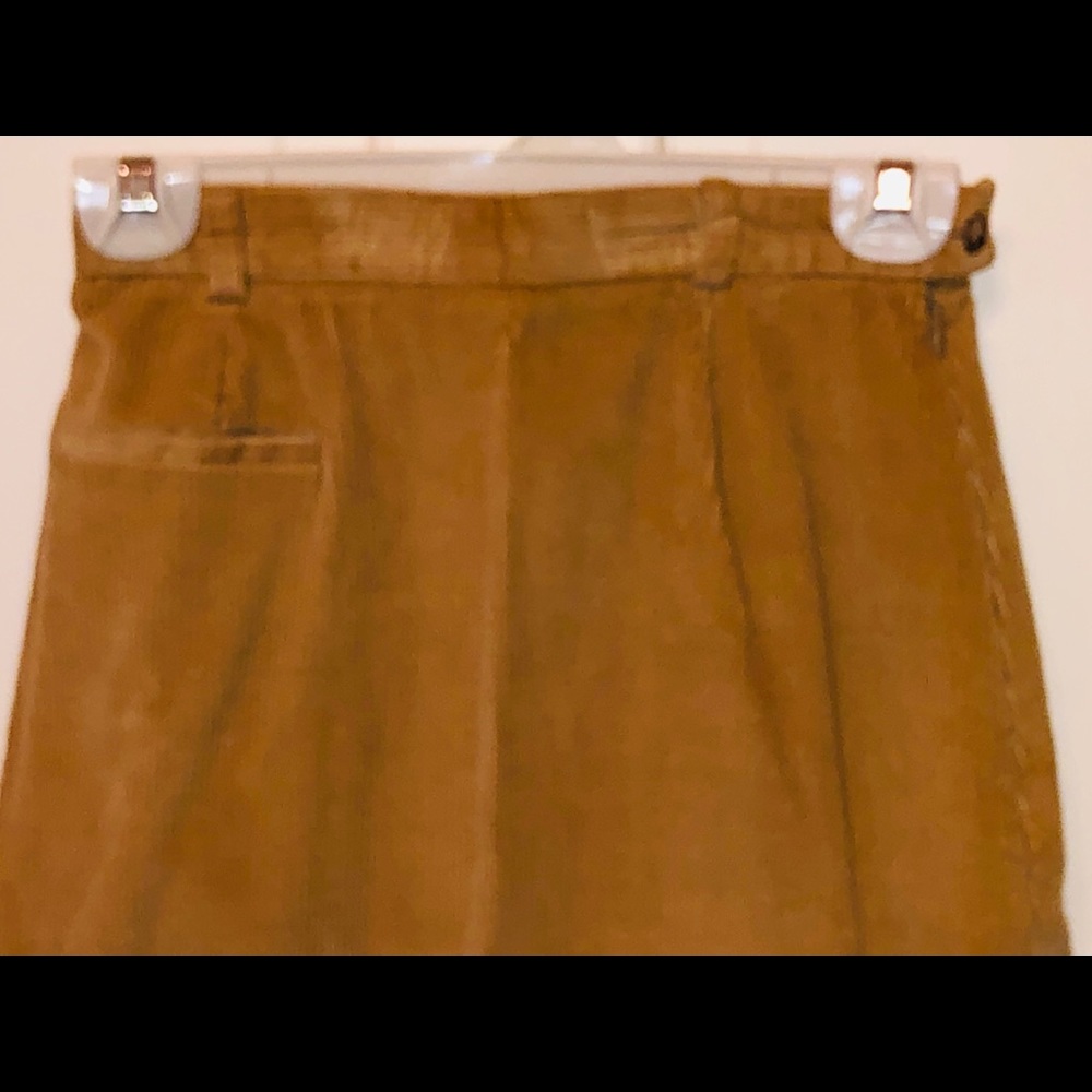 Tan Corduroy Skirt
